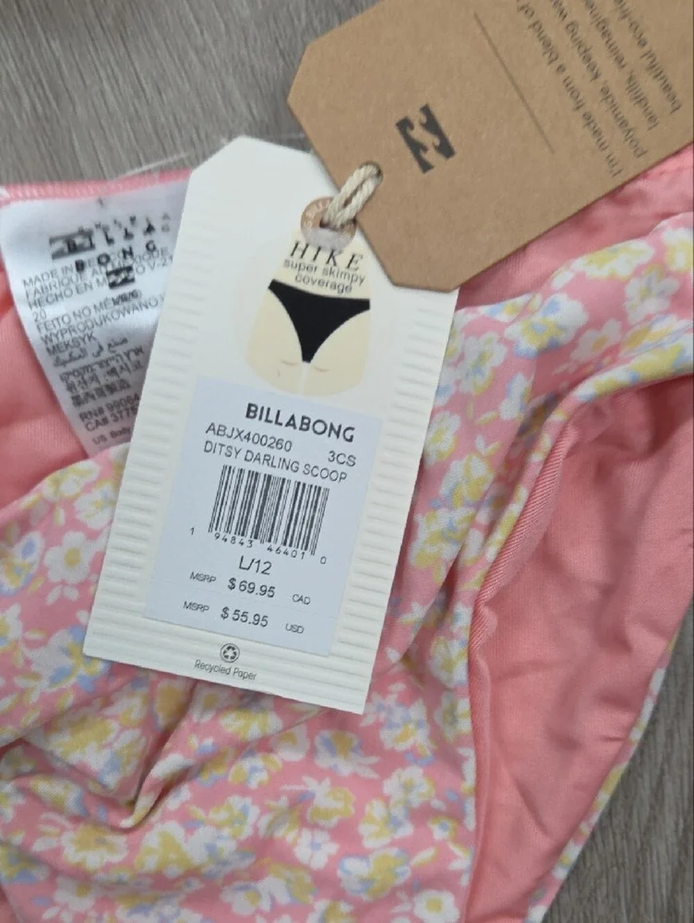 Billabong three piece